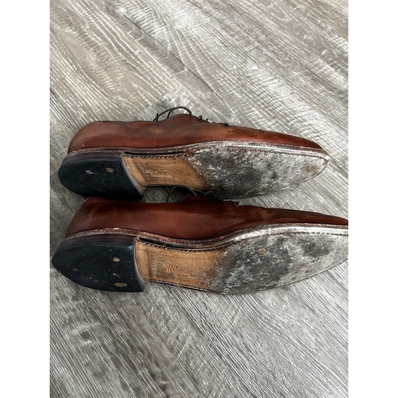 Allen Edmonds Delray Blucher Dress Shoe Walnut Brown 395 Retail Size Mens 12 C main image 8